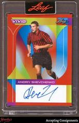 Andriy Shevchenko [Red] Soccer Cards 2022 Leaf Vivid Autographs Prices