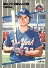 Mark Carreon #29 Baseball Cards 1989 Fleer Prices