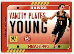 Trae Young #23 Basketball Cards 2020 Panini Hoops Vanity Plates Prices