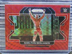 Shelton Benjamin [Ruby Wave Prizm] Wrestling Cards 2022 Panini Prizm WWE Prices