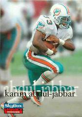 Karim Abdul Jabbar #30 Football Cards 1996 Skybox Impact Rookies Prices