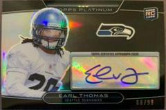 Earl Thomas [Black Refractor Autograph] #59 Football Cards 2010 Topps Platinum Prices