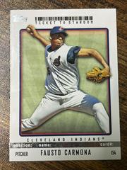 Fausto Carmona #154 Baseball Cards 2009 Topps Ticket to Stardom Prices