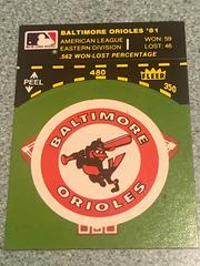 Baltimore orioles green emblem Baseball Cards 1982 Fleer Team Logo Stickers Prices