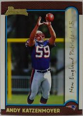 Andy Katzenmoyer [Gold] #179 Football Cards 1999 Bowman Prices