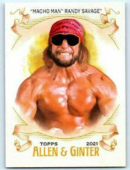 Macho Man' Randy Savage #AG-14 Wrestling Cards 2021 Topps Heritage WWE Allen & Ginter Prices