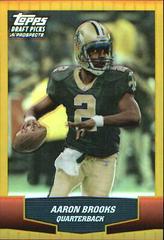 Aaron Brooks [Gold Chrome Refractor] #12 Football Cards 2004 Topps Draft Picks & Prospects Prices