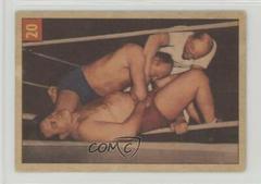 Toar Morgan [Lucky Premium Back] #20 Wrestling Cards 1954 Parkhurst Prices