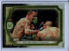 Max Holloway [Gold] #19 Ufc Cards 2018 Topps UFC Museum Collection Prices