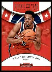 Troy Brown Jr. [Retail] Basketball Cards 2018 Panini Contenders Rookie of the Year Contenders Prices