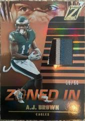 A. J. Brown [Prime] #ZI-14 Football Cards 2022 Panini Zenith Zoned In Prices