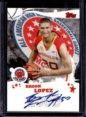 Brook Lopez [Autograph] Basketball Cards 2006 Topps McDonald's All American Prices