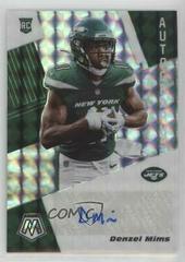 Denzel Mims Football Cards 2020 Panini Mosaic Rookie Autographs Prices