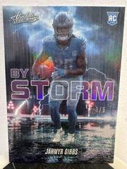 Jahmyr Gibbs [Spectrum Purple] #BST-8 Football Cards 2023 Panini Absolute By Storm Prices