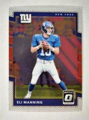 Eli Manning #2 Football Cards 2017 Panini Donruss Optic Prices