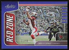 Larry Fitzgerald [Spectrum Blue] #1 Football Cards 2019 Panini Absolute Red Zone Prices