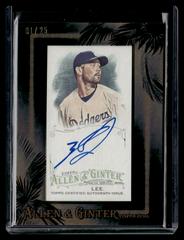 Zach Lee [Black Frame] Baseball Cards 2016 Topps Allen & Ginter Framed Mini Autographs Prices