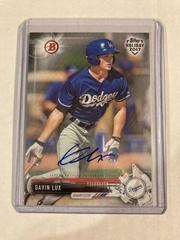 Gavin Lux [Autograph] #TH-GL Baseball Cards 2017 Topps Holiday Bowman Prices