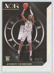Andrew Nembhard [Holo Silver] #169 Basketball Cards 2022 Panini Noir Prices