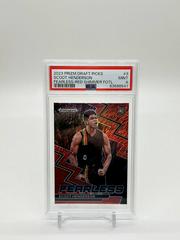 Scoot Henderson [Red Shimmer] #3 Basketball Cards 2023 Panini Prizm Draft Picks Fearless Prices