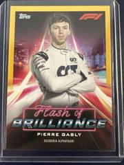 Pierre Gasly [Gold] #FOB-PG Racing Cards 2022 Topps Formula 1 Flash of Brilliance Prices
