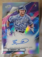 Bobby Witt Jr. Baseball Cards 2022 Topps Cosmic Chrome Autographs Prices