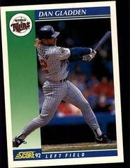 Dan Gladden #28 Baseball Cards 1992 Score Prices