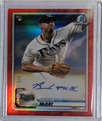 Brendan McKay [Red Refractor] #CRA-BM Baseball Cards 2020 Bowman Chrome Rookie Autographs Prices