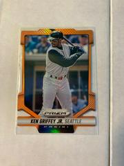 Ken Griffey Jr. [Orange Die Cut Prizm] Baseball Cards 2014 Panini Prizm Prices