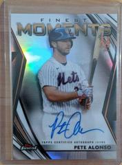 Pete Alonso #FMA-PA Baseball Cards 2021 Topps Finest Moments Autographs Prices