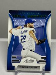 Clayton Kershaw [Retail Green] #HW-5 Baseball Cards 2022 Panini Absolute Hall Worthy Prices