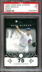 Greg Maddux [Black] #8 Baseball Cards 2008 Topps Moments & Milestones Prices