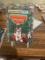 Shai Gilgeous Alexander [Laser] #13 Basketball Cards 2023 Panini Donruss Crunch Time Prices