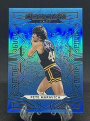 Pete Maravich [Blue Flood] Basketball Cards 2022 Panini Obsidian Prices