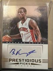 Brandon Knight Basketball Cards 2012 Panini Prestige Prestigious Picks Signatures Prices