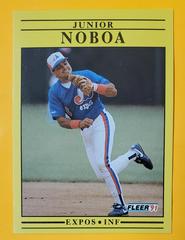 Junior Noboa #242 Baseball Cards 1991 Fleer Prices