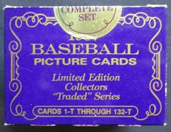 Complete Set Baseball Cards 1987 Topps Traded Tiffany Prices