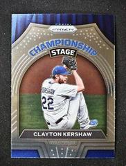 Clayton Kershaw Baseball Cards 2022 Panini Prizm Championship Stage Prices