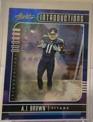 A.J. Brown [Spectrum Blue] #1 Football Cards 2019 Panini Absolute Introductions Prices