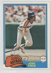 Jose Cruz [Gray Back] #105 Baseball Cards 1981 O Pee Chee Prices