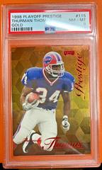 Thurman Thomas [Gold] Football Cards 1998 Playoff Prestige Prices