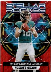 Trevor Lawrence [Red Wave] #SR1 Football Cards 2021 Panini Rookies and Stars Stellar Prices