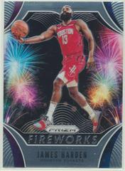 James Harden Basketball Cards 2019 Panini Prizm Fireworks Prices