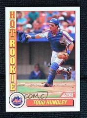 Todd Hundley #6 Baseball Cards 1992 Score Hot Rookies Prices