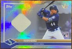 Julio Rodriguez [Relic Silver Rainbow] #15 Baseball Cards 2022 Topps X Bobby Witt Jr. Crown Prices