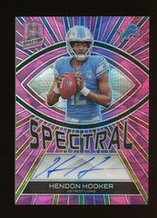 Hendon Hooker [Pink Neon] #3 Football Cards 2023 Panini Spectra Spectral Signature Prices