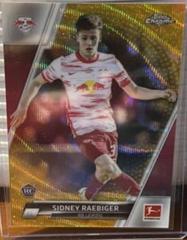 Sidney Raebiger [Gold Refractor] Soccer Cards 2021 Topps Chrome Bundesliga Prices