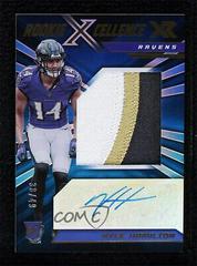 Kyle Hamilton [Blue] Football Cards 2022 Panini XR Rookie Xcellence Autograph Swatches Prices