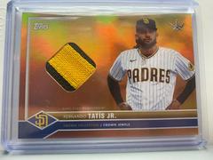Fernando Tatis Jr. [Relic Orange Rainbow] #14 Baseball Cards 2022 Topps X Bobby Witt Jr. Crown Prices