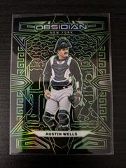 Austin Wells [Green] #50 Baseball Cards 2023 Panini Chronicles Obsidian Prices